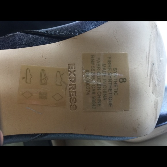 NWT Express knee high faux leather boots size 7&8 - Picture 6 of 8